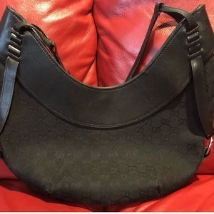 Crescent Shaped Gucci Hobo